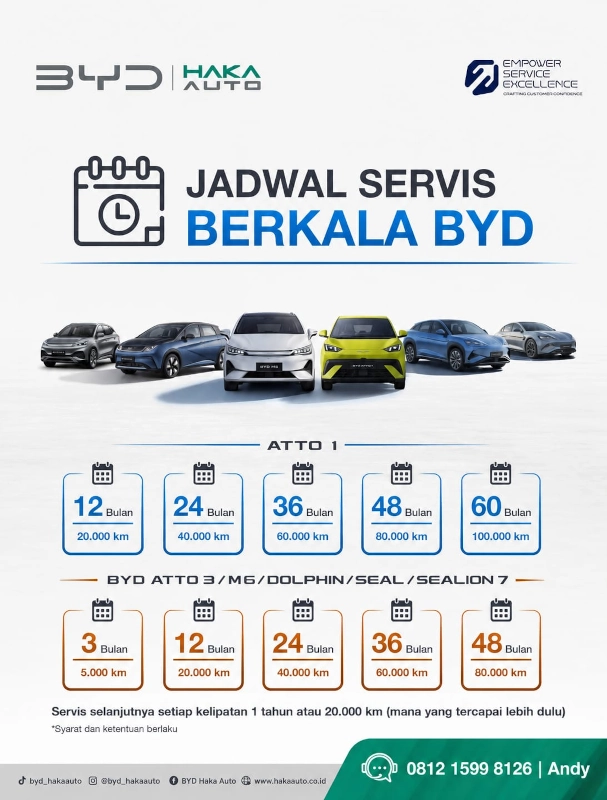 Banner Jadwal Servis Berkala BYD
